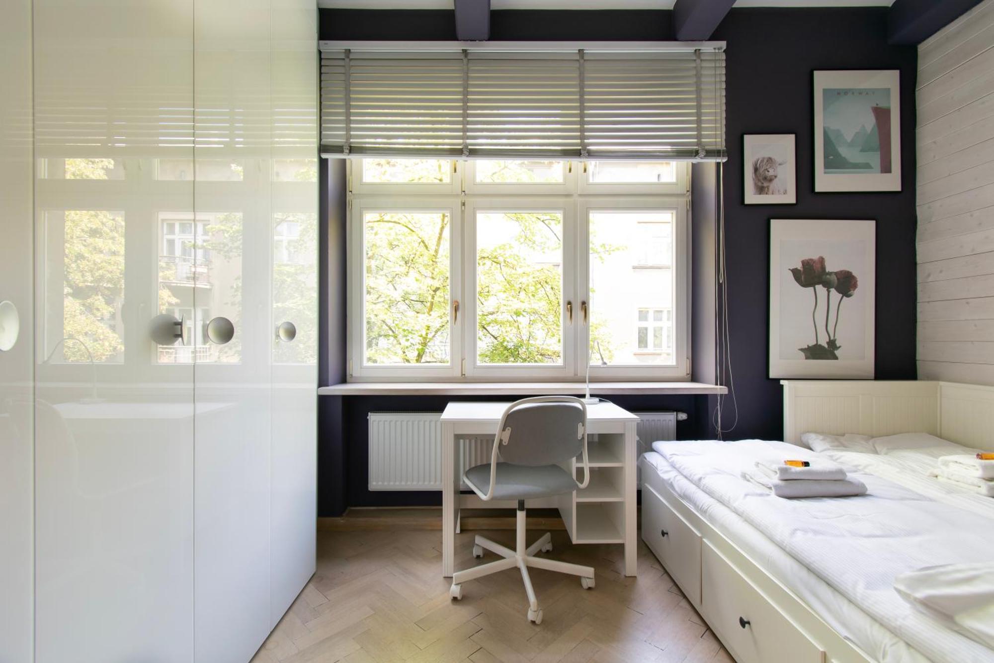 Spacious 3Br Apartment With Ac In Living Room, 2 Balconies Cracovia Esterno foto