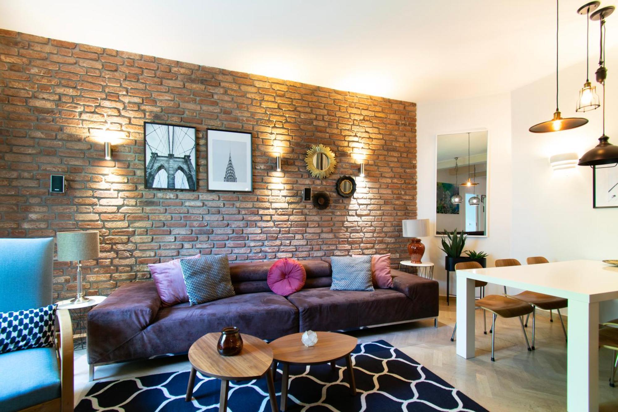Spacious 3Br Apartment With Ac In Living Room, 2 Balconies Cracovia Esterno foto
