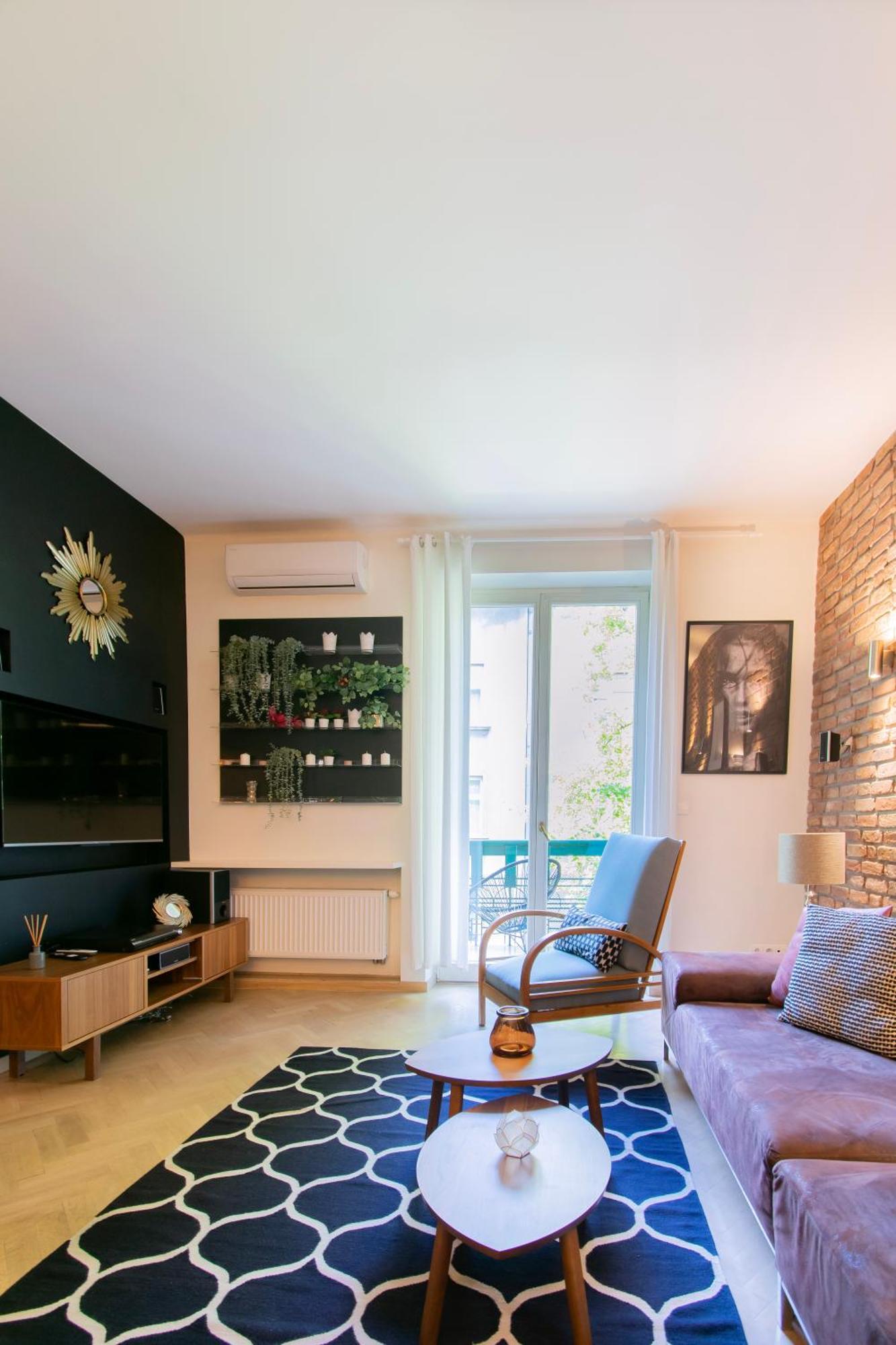Spacious 3Br Apartment With Ac In Living Room, 2 Balconies Cracovia Esterno foto